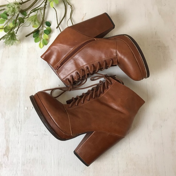 Seychelles Shoes - Anthropologie Seychelles Brown Lace up Ankle Boot